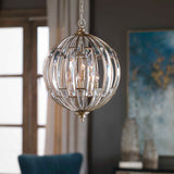Vicentina 6 Light Sphere Pendant - Gold / Silver by Uttermost - View 2