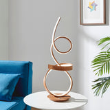 Amsterdam LED with Touch Dimmer Table Lamp // Light Wood  | Finesse - Home Elegance USA