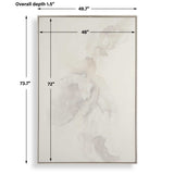Evaporate Abstract Art - Gray by Uttermost - View 7