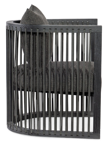Wilde Club Chair - Dark Gray by Hooker Furniture - View 3