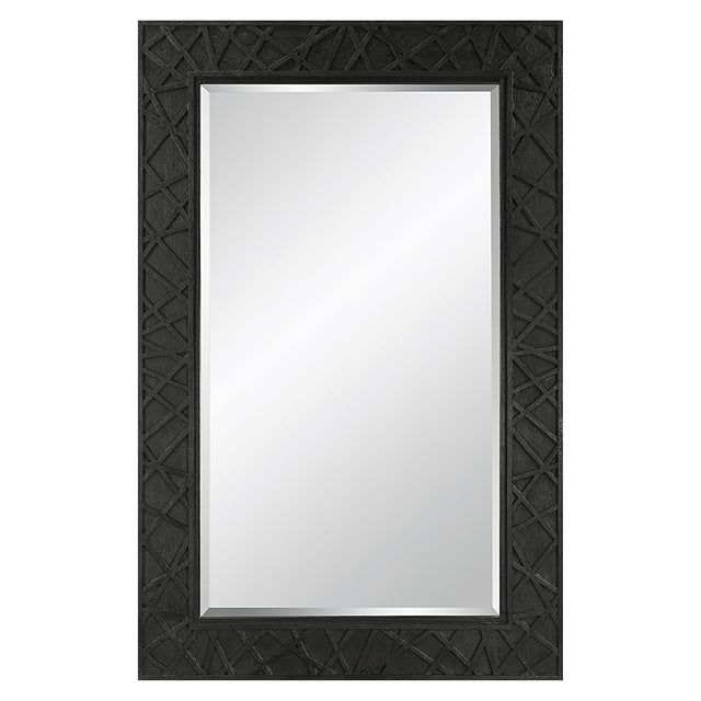 Everest Mirror - Black by Uttermost - View 1