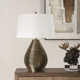 Knowles Brass Table Lamp - Bronze by Uttermost - View 3