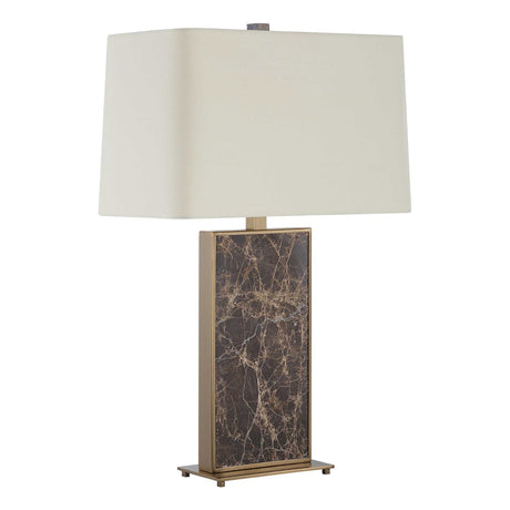Lafferty Marble Table Lamp - Dark Brown by Uttermost - View 4