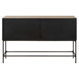 Lunar 4 Door Elm Wood Cabinet - Light Brown by Uttermost - View 9
