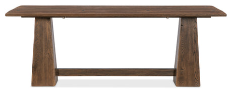 Driftwood Flip-Top Console Table Medium Wood - Dark Brown by Hooker Furniture - View 5