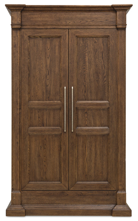 Driftwood Wardrobe Worn Saddle - Dark Brown by Hooker Furniture - View 4