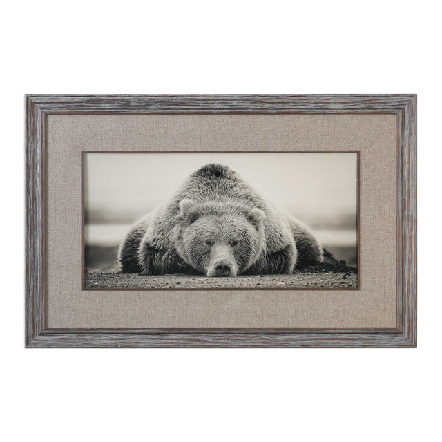 Deep Sleep Bear Print - Silver by Uttermost - View 1