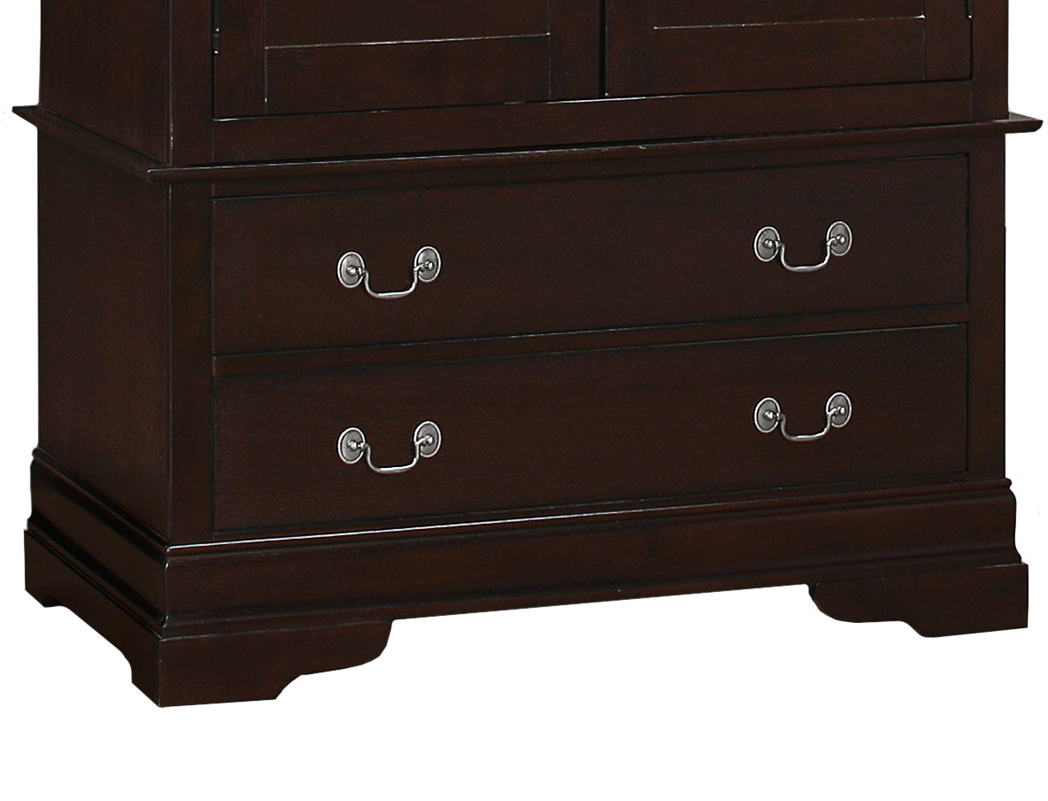 Elegant Cappuccino Storage Armoire - sold by Home Elegance USA