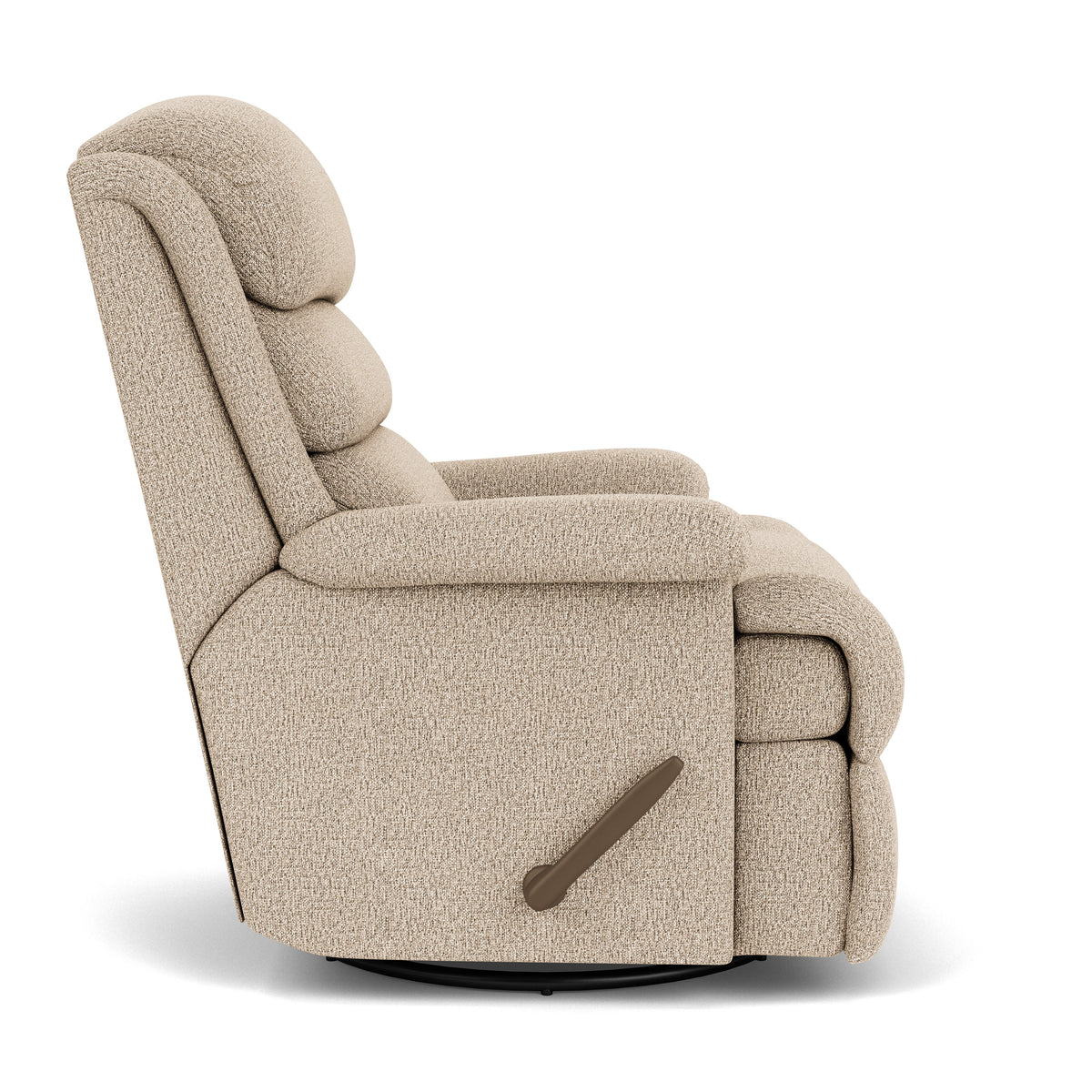Yukon Transitional Fabric Swivel Gliding Recliner | Flexsteel