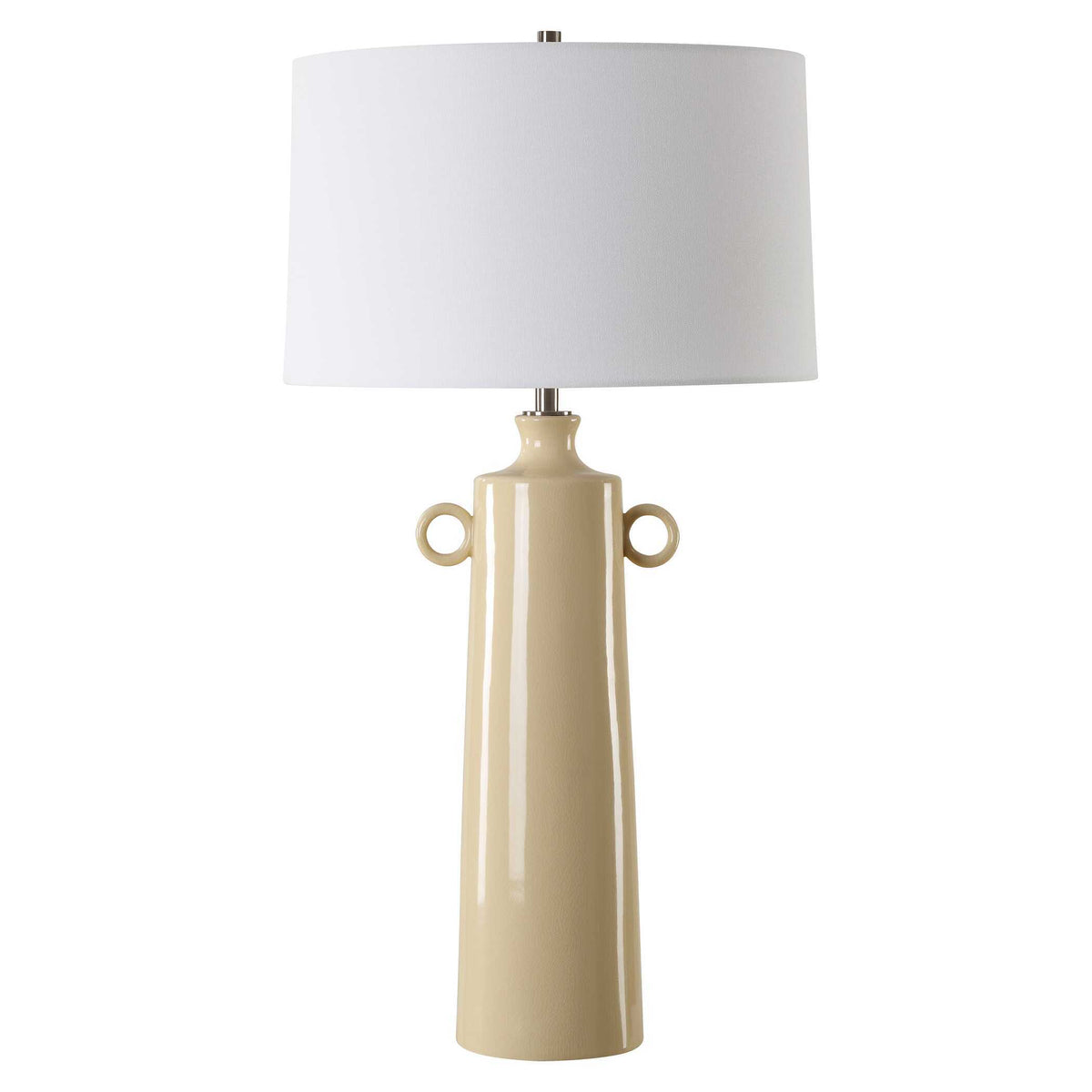Florero Pale Yellow Table Lamp by Uttermost - View 4