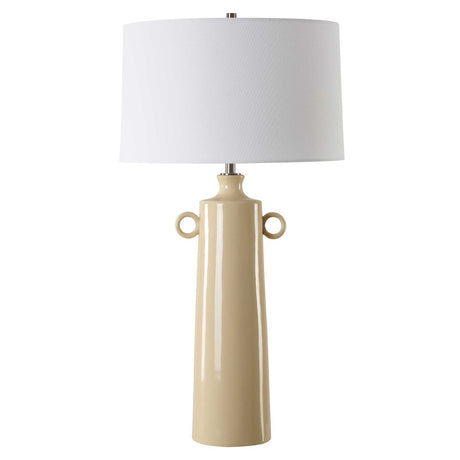 Florero Pale Yellow Table Lamp by Uttermost - View 4