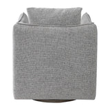Corben Swivel Chair - Gray by Uttermost - View 4