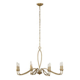 Corella 8 Light Chandelier - Gold by Uttermost - View 9