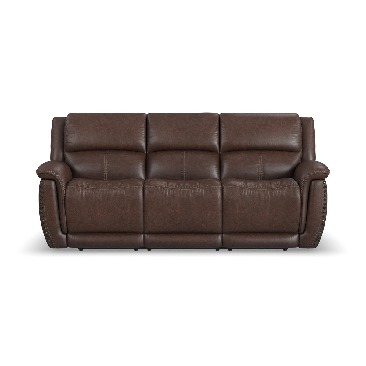 Beau Power Reclining Sofa With Power Headrests - Sable | Flexsteel