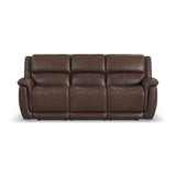Beau Power Reclining Sofa With Power Headrests - Sable | Flexsteel