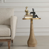 Terra Brass Accent Table - Bronze by Uttermost - View 2