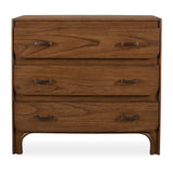 McKagan 3 Drawer Chest Mindi Wood - Dark Brown by Uttermost - View 1