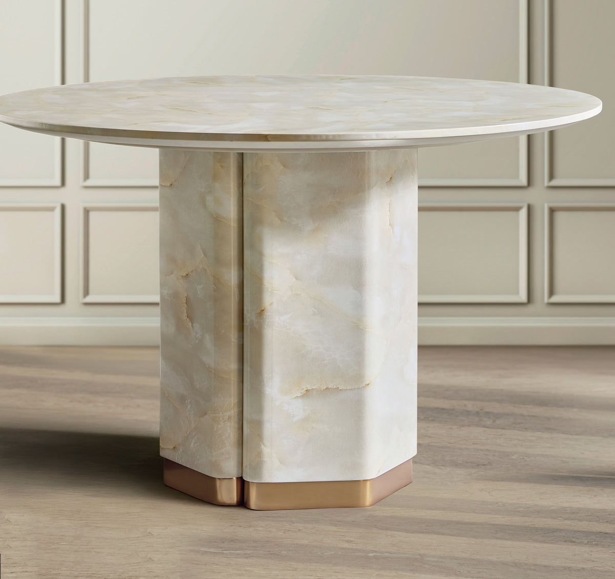 Eleana Round Dining Table - White by Hooker Furniture - View 4