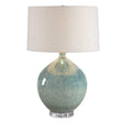 Callista Table Lamp Teal Blue - Light Blue by Uttermost - View 1