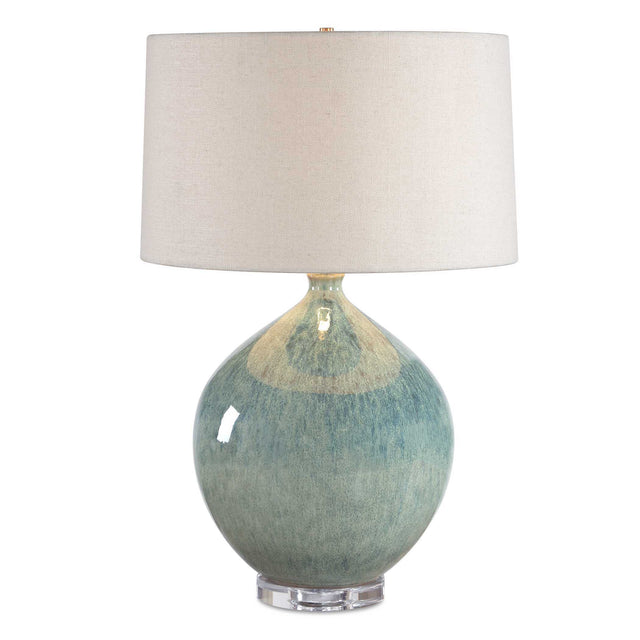 Callista Table Lamp Teal Blue - Light Blue by Uttermost - View 1