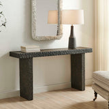 Hagan Indoor-Outdoor Console Table Slate - Black by Uttermost - View 3