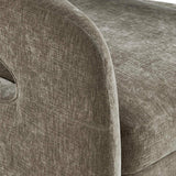 Breis Swivel Barrel Chair - Dark Gray by Uttermost - View 7