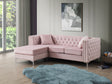 Paige G824B-SC Sofa Chaise , PINK - sold by Home Elegance USA