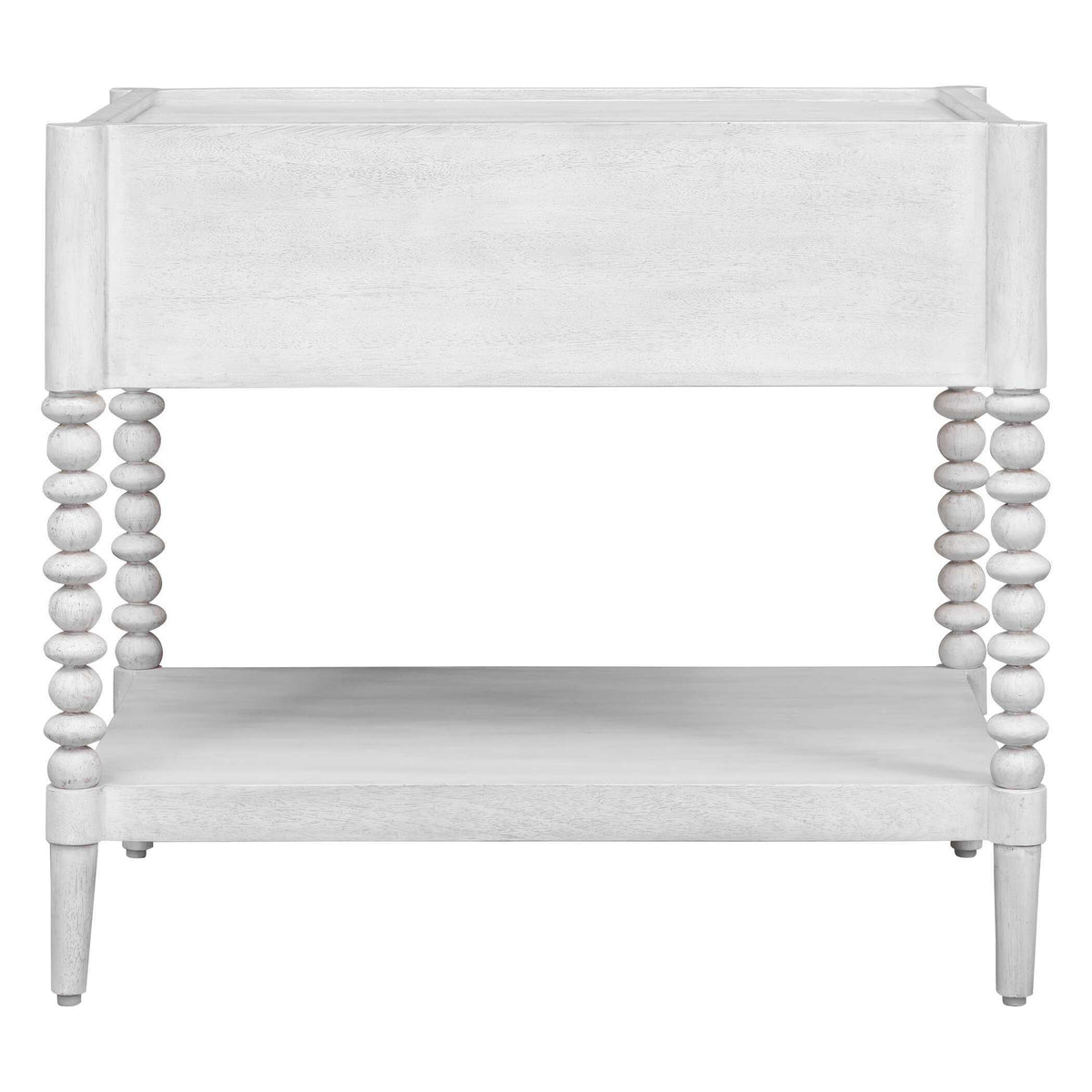 Bales Side Table - White by Uttermost - View 5