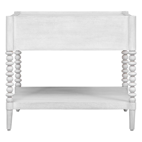 Bales Side Table - White by Uttermost - View 5