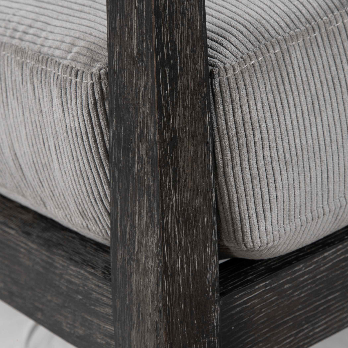 Brunei Modern Accent Chair - Light Gray by Uttermost - View 6