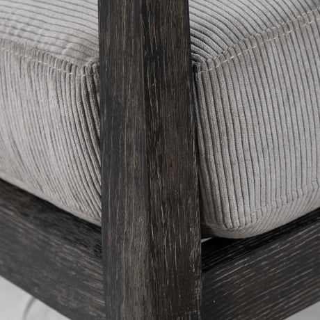 Brunei Modern Accent Chair - Light Gray by Uttermost - View 6