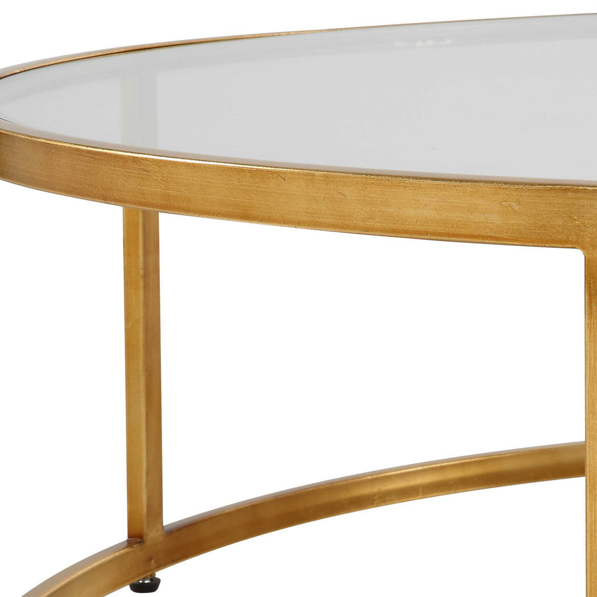 Radius Modern Circular Coffee Table - Gold by Uttermost - View 7