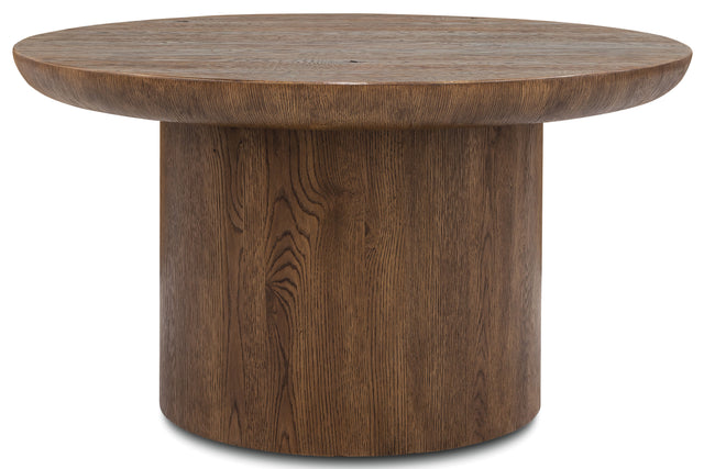 Commerce And Market Chit Chat Table Worn Saddle - Dark Brown by Hooker Furniture - View 1