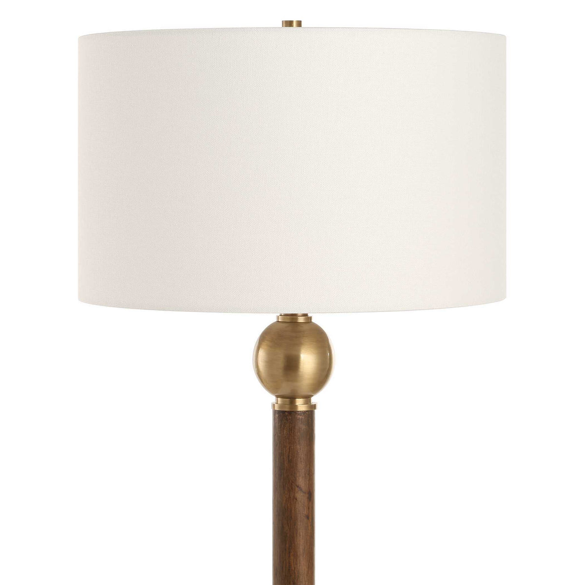 Keros Floor Lamp Dark Oak - Dark Brown by Uttermost - View 5