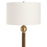 Keros Floor Lamp Dark Oak - Dark Brown by Uttermost - View 5