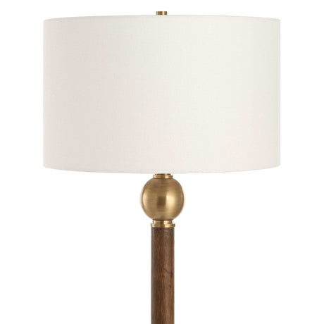 Keros Floor Lamp Dark Oak - Dark Brown by Uttermost - View 5