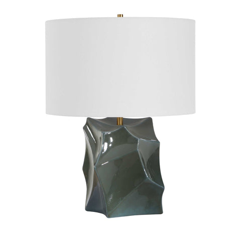 Prisma Table Lamp Smoky Bronze - Blue by Uttermost - View 6