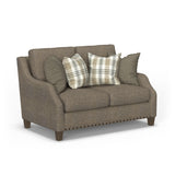 Gianna Fabric Loveseat With Nailhead Trim | Flexsteel