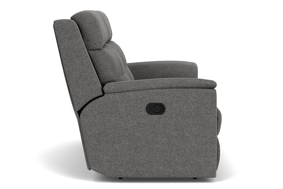 Mason Transitional Fabric Reclining Loveseat | Flexsteel