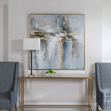 Road Less Traveled Abstract Art - Blue / Yellow by Uttermost - View 7