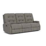 Devon Transitional Fabric Power Reclining Sofa With Nailhead Trim | Flexsteel