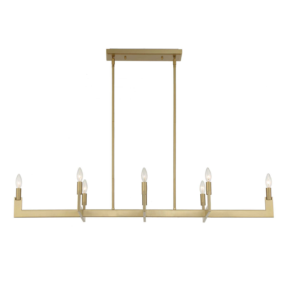 Cordoba 8 Light Linear Chandelier - Gold by Uttermost - View 9
