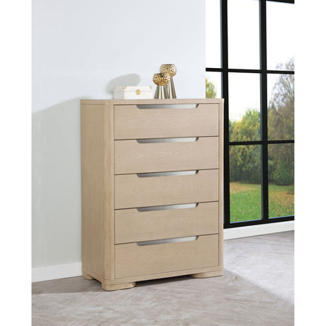 Mirador Light Elm 5-drawer Bedroom Chest