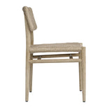 Kailua Outdoor Wicker Dining Chair - Gray by Uttermost - View 6