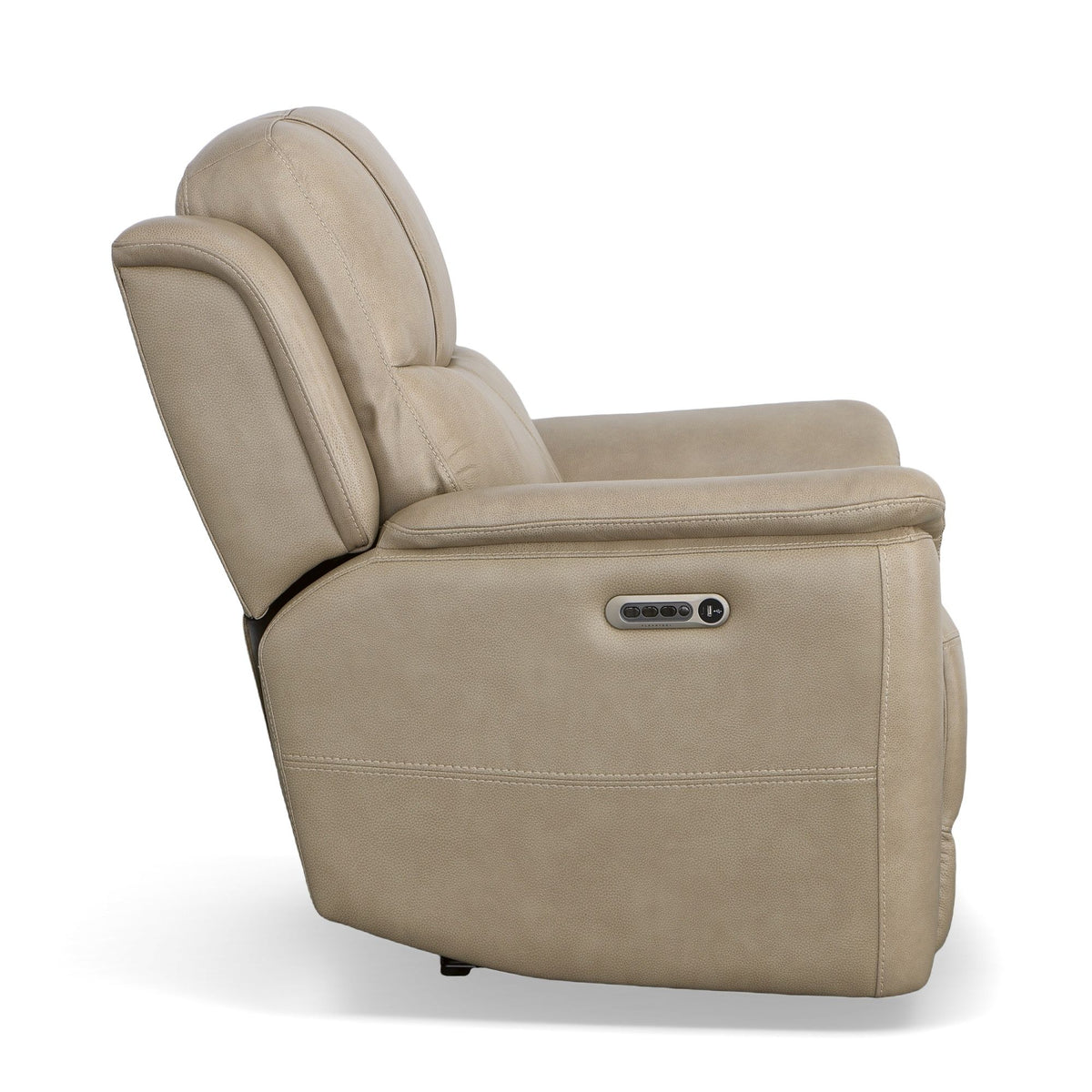 Crew Power Recliner With Power Headrest & Lumbar - Pebble | Flexsteel