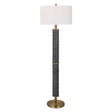 Summit Rustic Floor Lamp - Black / White by Uttermost - View 1