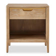 Tabi Wood Side Table Natural - Light Brown by Uttermost - View 1
