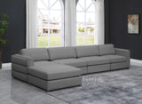 Beckham - Modular Sectional 5 Piece - Gray | Home Elegance USA