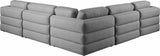 Beckham - Modular Sectional 5 Piece - Gray - Modern & Contemporary | Home Elegance USA