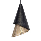 Apollo 1 Light Mini Pendant - Black / Gold by Uttermost - View 4